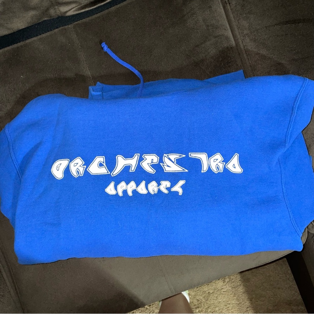 royal blue hoodie